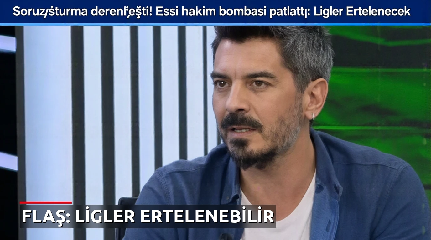 Soruşturma derinleşti! Eski hakem bombayı patlattı: Ligler ertelenecek