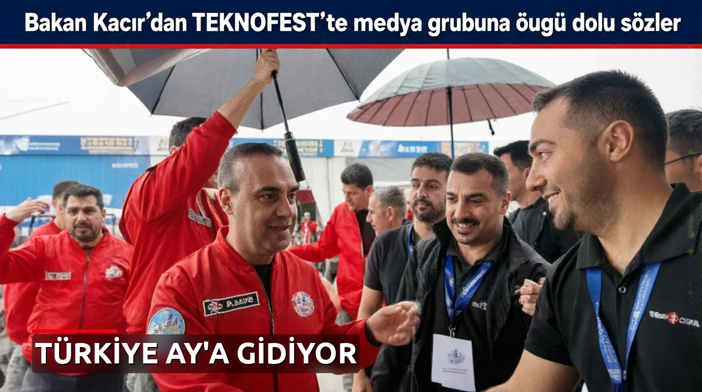 Bakan Kacır'dan TEKNOFEST'te Tarihi Duyuru: Türkiye 2027'de Ay'a Gidiyor