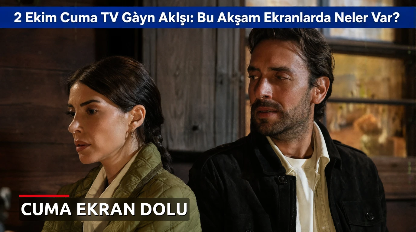 2 Ekim Cuma TV Yayın Akışı: Kanal D'den TV8'e Tüm Programlar Belli Oldu