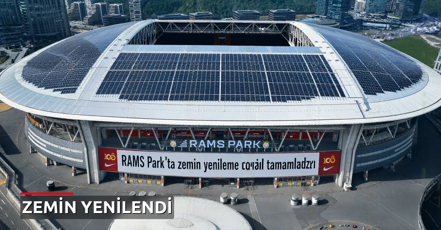 RAMS Park'ta zemin yenileme çalışmaları tamamlandı