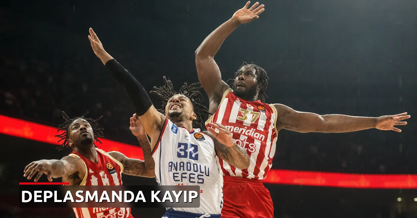 Anadolu Efes deplasmanda Kızılyıldız'a kaybetti: Mike James sahayı sedyeyle terk etti