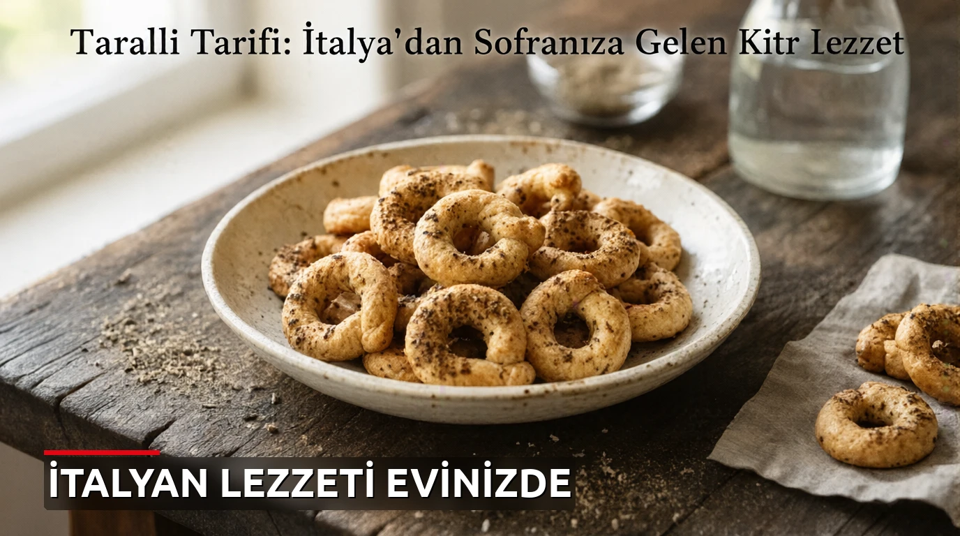 Taralli Tarifi: İtalya'dan Sofranıza Gelen Kıtır Lezzet