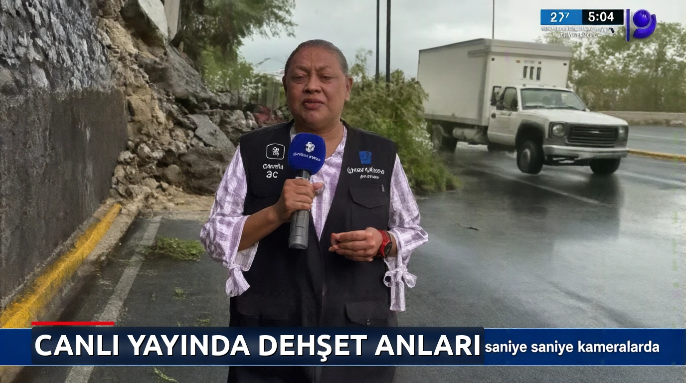 Canlı yayında korkunç kaza: Meksika'da gazetecileri ezen araç saniye saniye kameralarda
