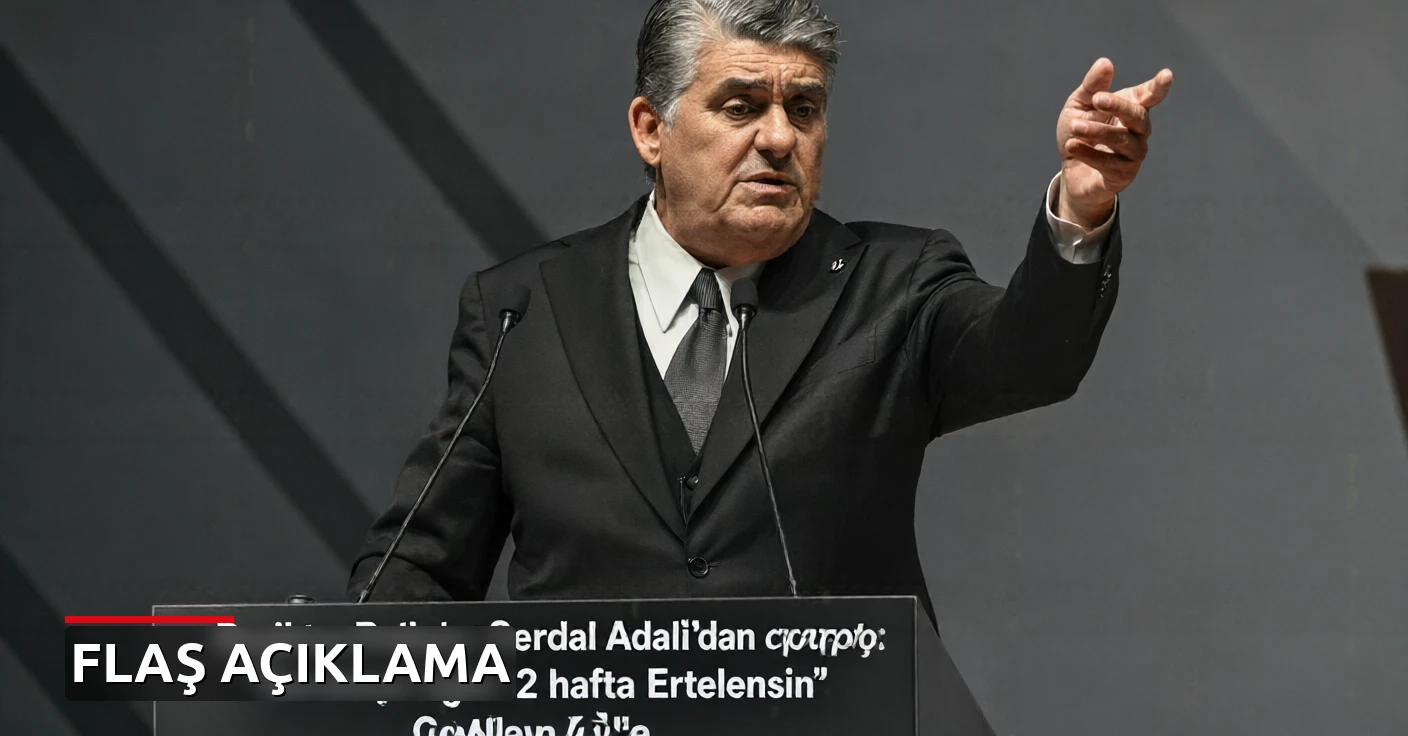 Beşiktaş Başkanı Serdal Adalı'dan çarpıcı çıkış: 'Gerekirse ligler 2 hafta ertelensin'