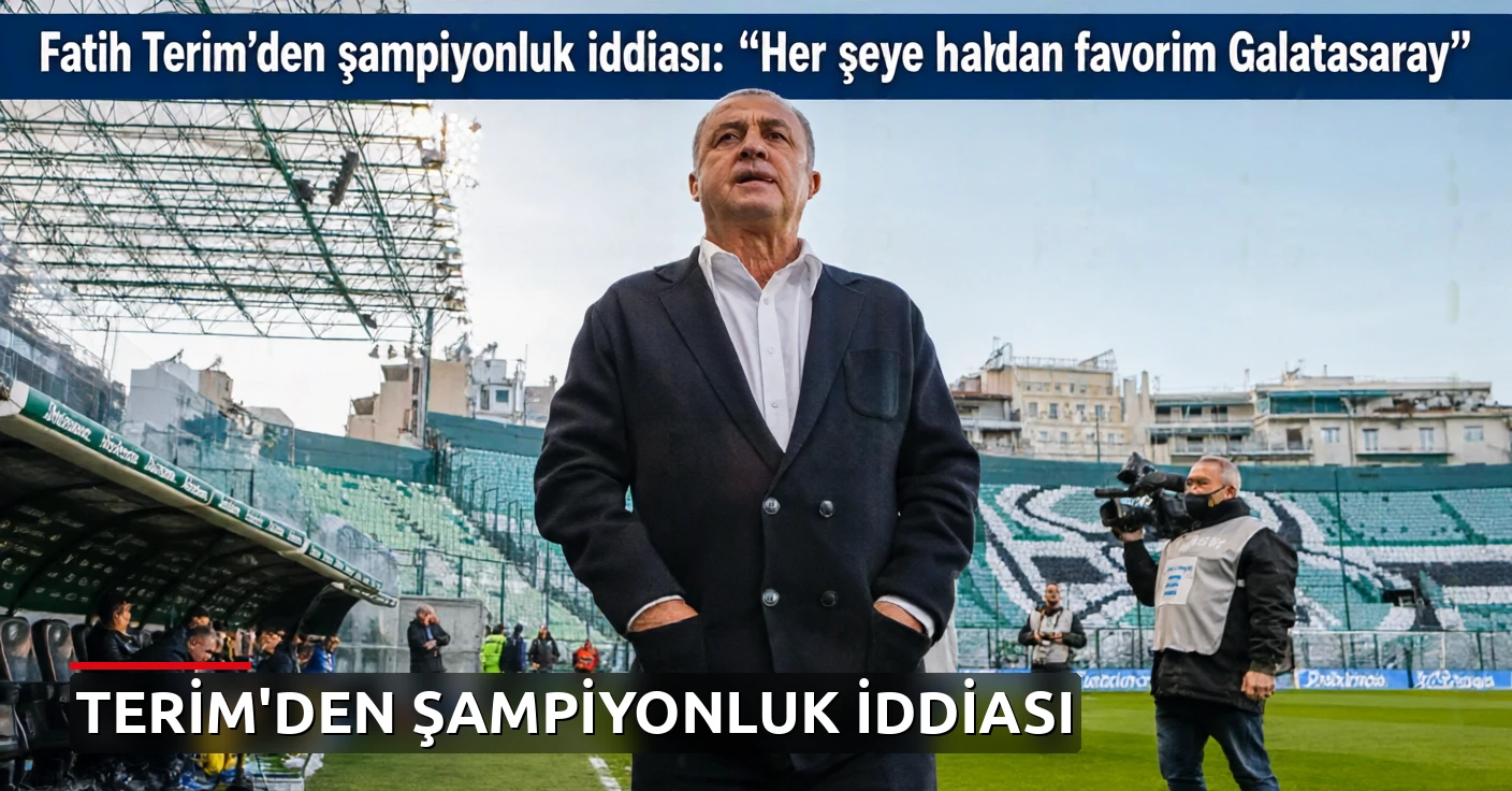 Fatih Terim'den sampiyonluk iddiasi