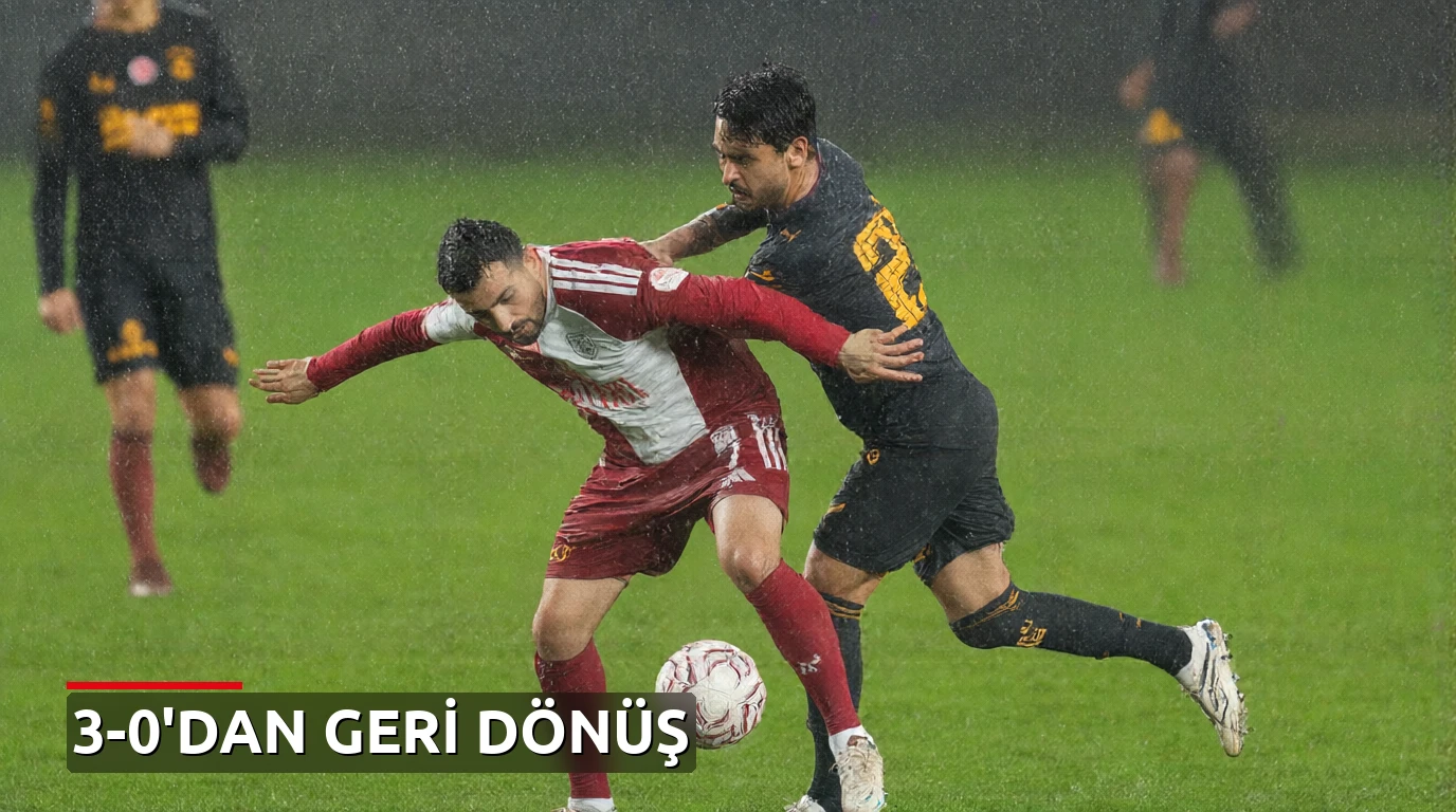 3-0'dan geri dönüş: Galatasaray Pendikspor ile 3-3 berabere kaldı