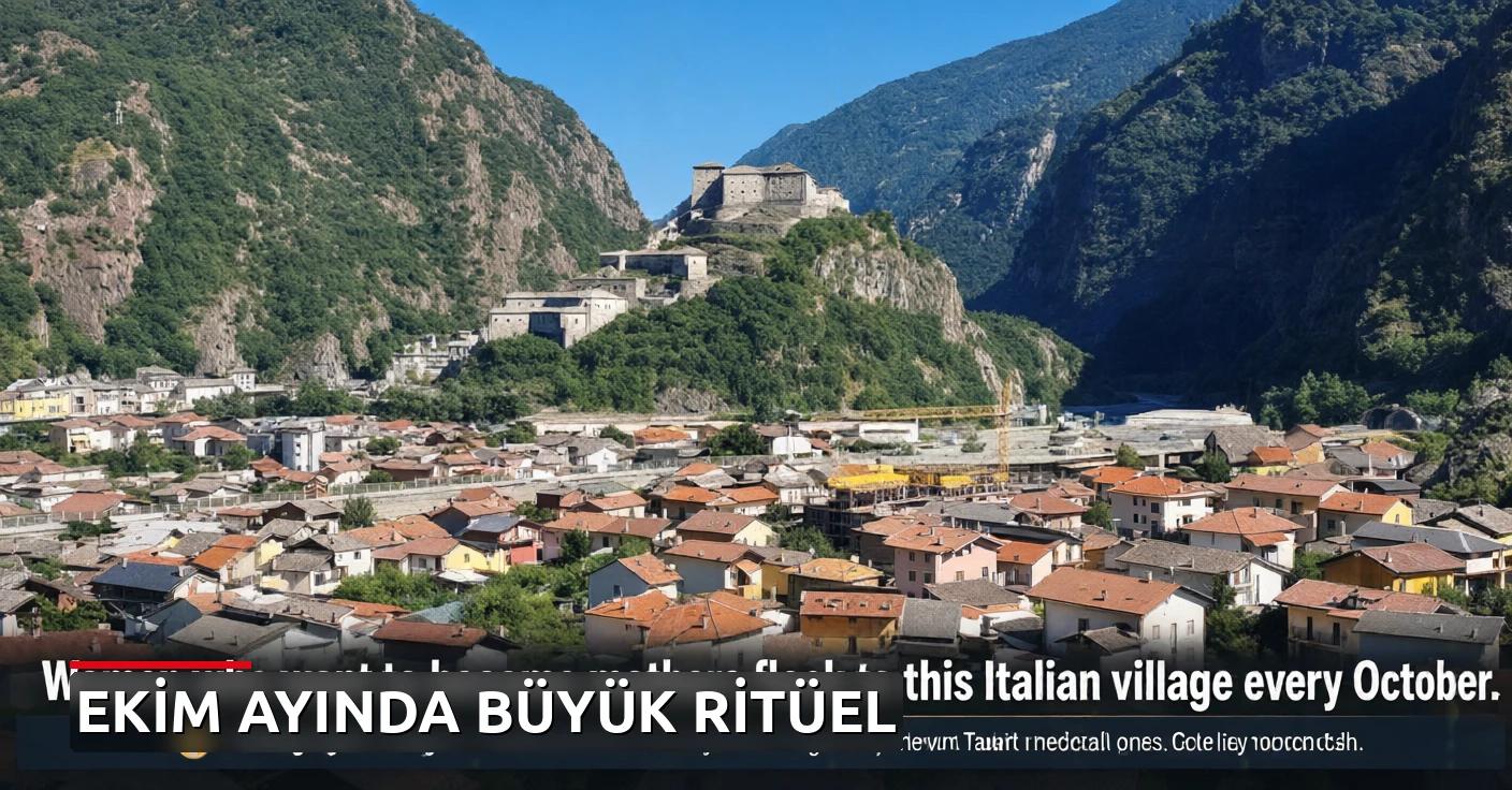 Çocuk sahibi olmak isteyen kadınlar her ekim ayında bu İtalya köyüne akın ediyor