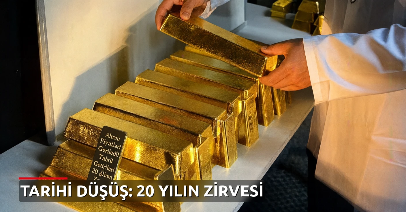 Altın Fiyatları Geriledi! Tahvil Getirileri 20 Yılın Zirvesinde