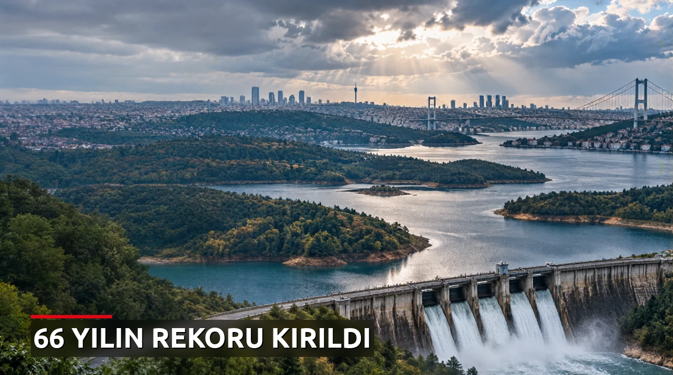 66 Yılın Yağış Rekoru Kırıldı: İstanbul, Ankara ve İzmir'de Baraj Dolulukları Arttı
