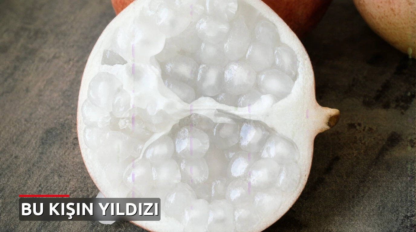 Beyaz nar tezgâhlarda: Görünüşü farklı, faydaları saymakla bitmiyor