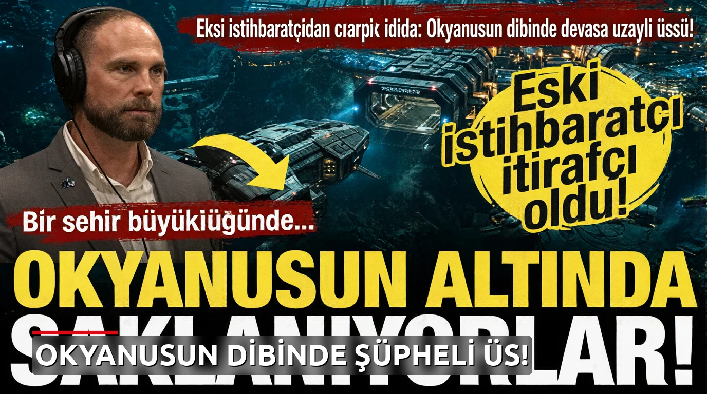 Eski istihbaratçıdan çarpıcı iddia: Okyanusun dibinde devasa uzaylı üssü!