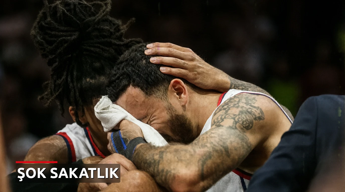 Gözyaşlarına boğulmuştu! Anadolu Efes'in yıldızı 7-9 ay yok