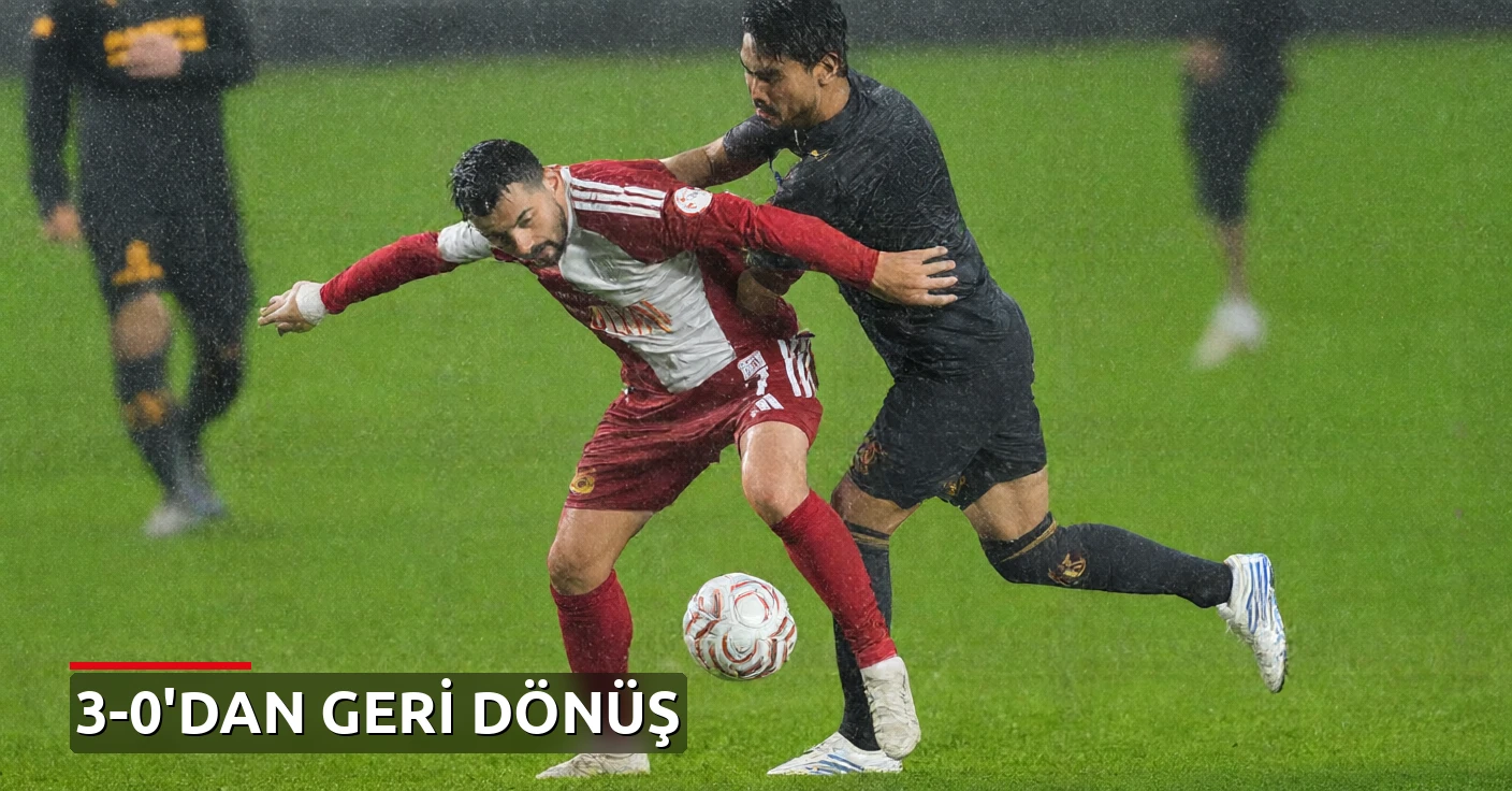 Galatasaray hazırlık maçında 3-0'dan geri döndü: Skor 3-3