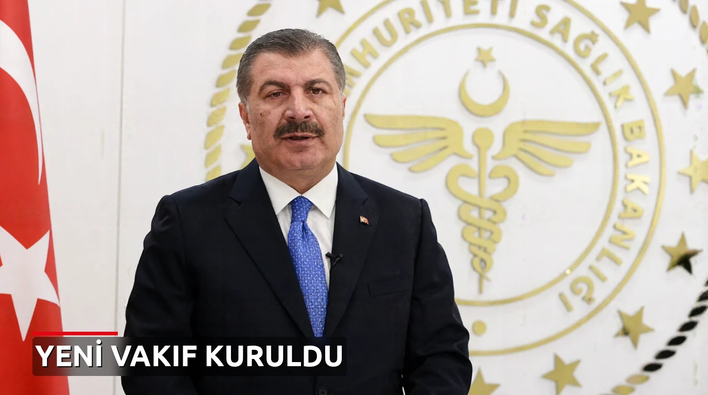 Fahrettin Koca'dan dikkat çeken hamle: Kendi adına 5 milyon TL'lik vakıf kurdu