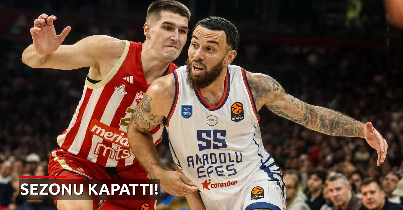 Mike James'ten Anadolu Efes'e ağır darbe! Sezonu kapattı