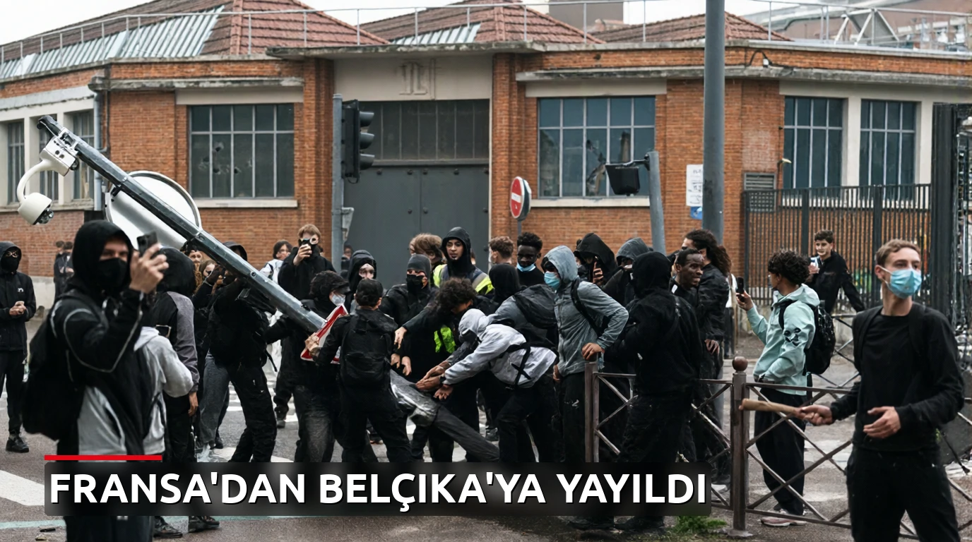 Fransa'daki lise eylemleri Belçika'ya sıçradı: Öğrenciler okulların girişini kapattı