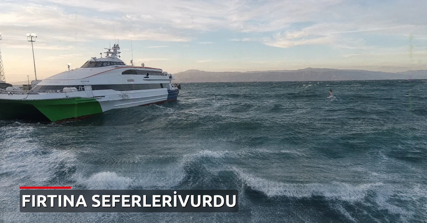 BUDO'nun 8 seferi fırtına nedeniyle iptal edildi
