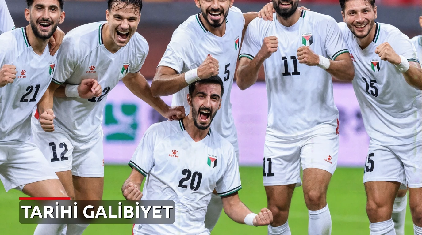 Filistin Milli Takımı Çin'i 5 Golle Devirdi