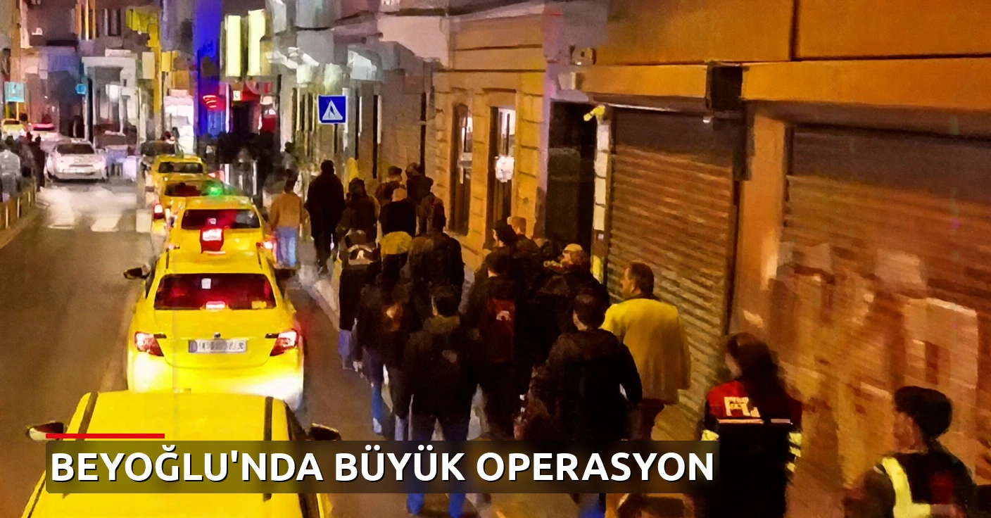 Beyoğlu'nda hanutçu, değnekçi ve dilencilere karşı büyük operasyon