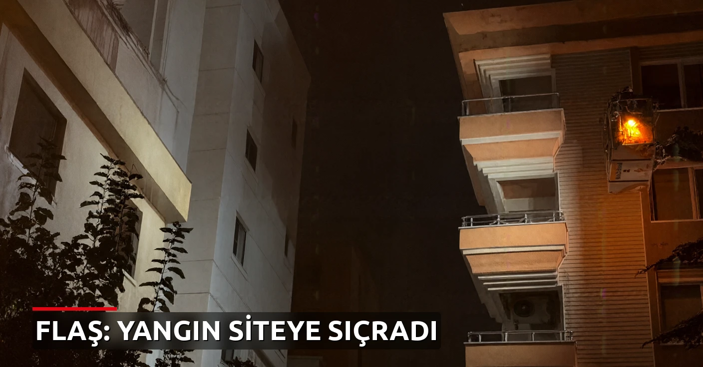 Metruk binadaki yangın bitişikteki siteye sıçradı