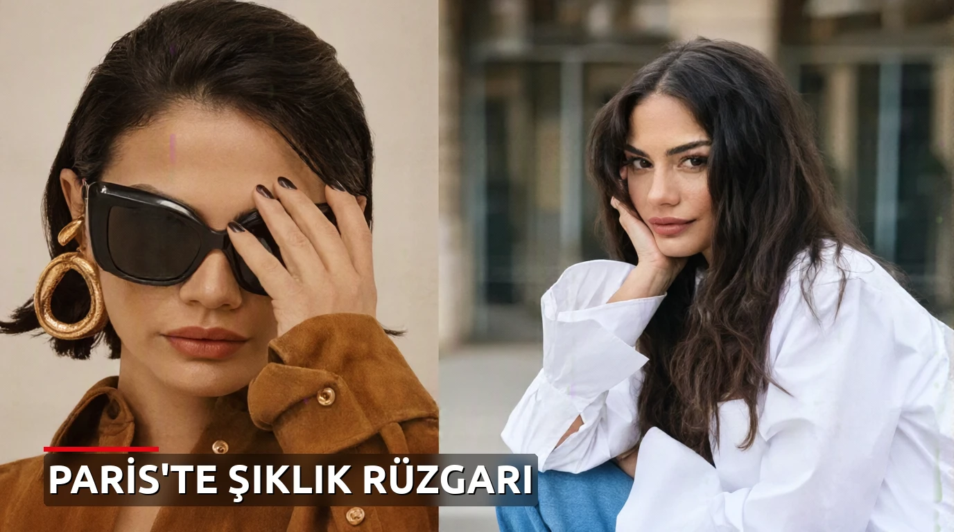 Demet Özdemir'den şıklık rüzgarı! Paris Moda Haftası'ndaki tarzı çok konuşuldu
