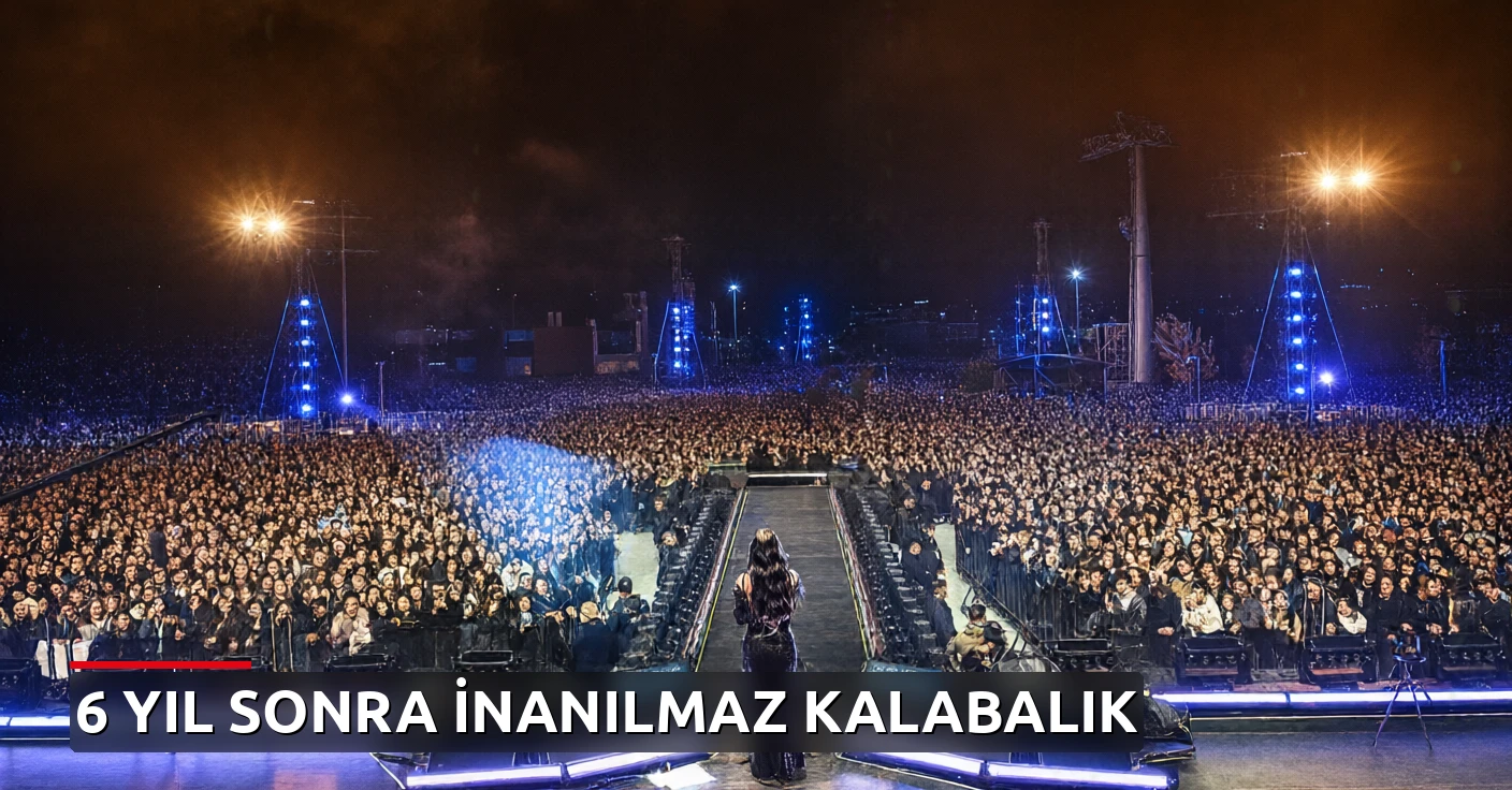 Yaklaşık 6 yıllık aranın ardından Şebnem Ferah, Ankara'da 52 bin hayranıyla buluştu
