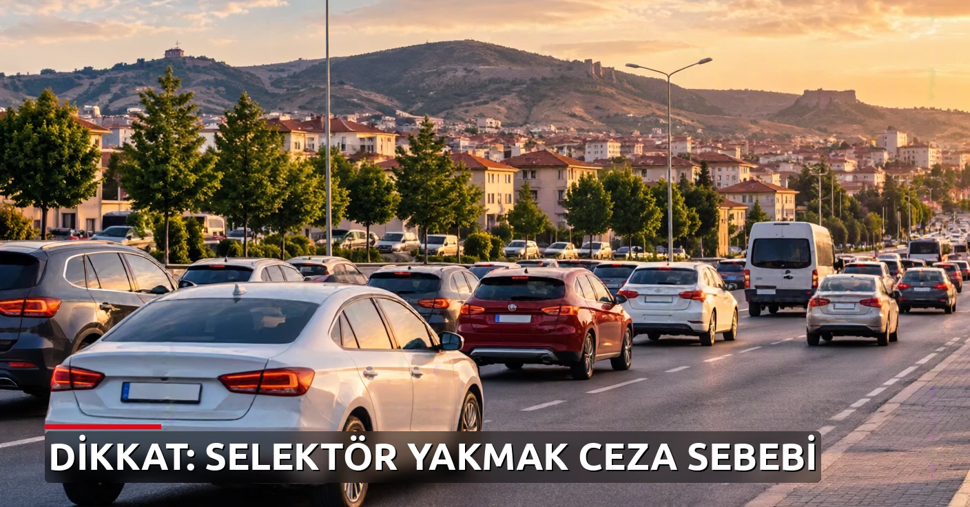 Trafikte Selektör Yakmak Artık Ceza Sebebi: Bin Lirayı Aşan Para Cezası ve 1 Yıla Kadar Hapis Riski