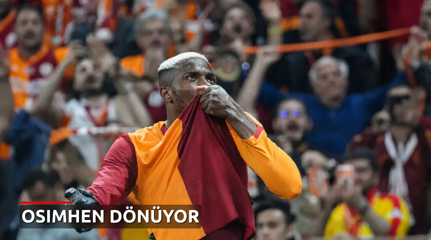 Galatasaray'da Victor Osimhen sevinci!