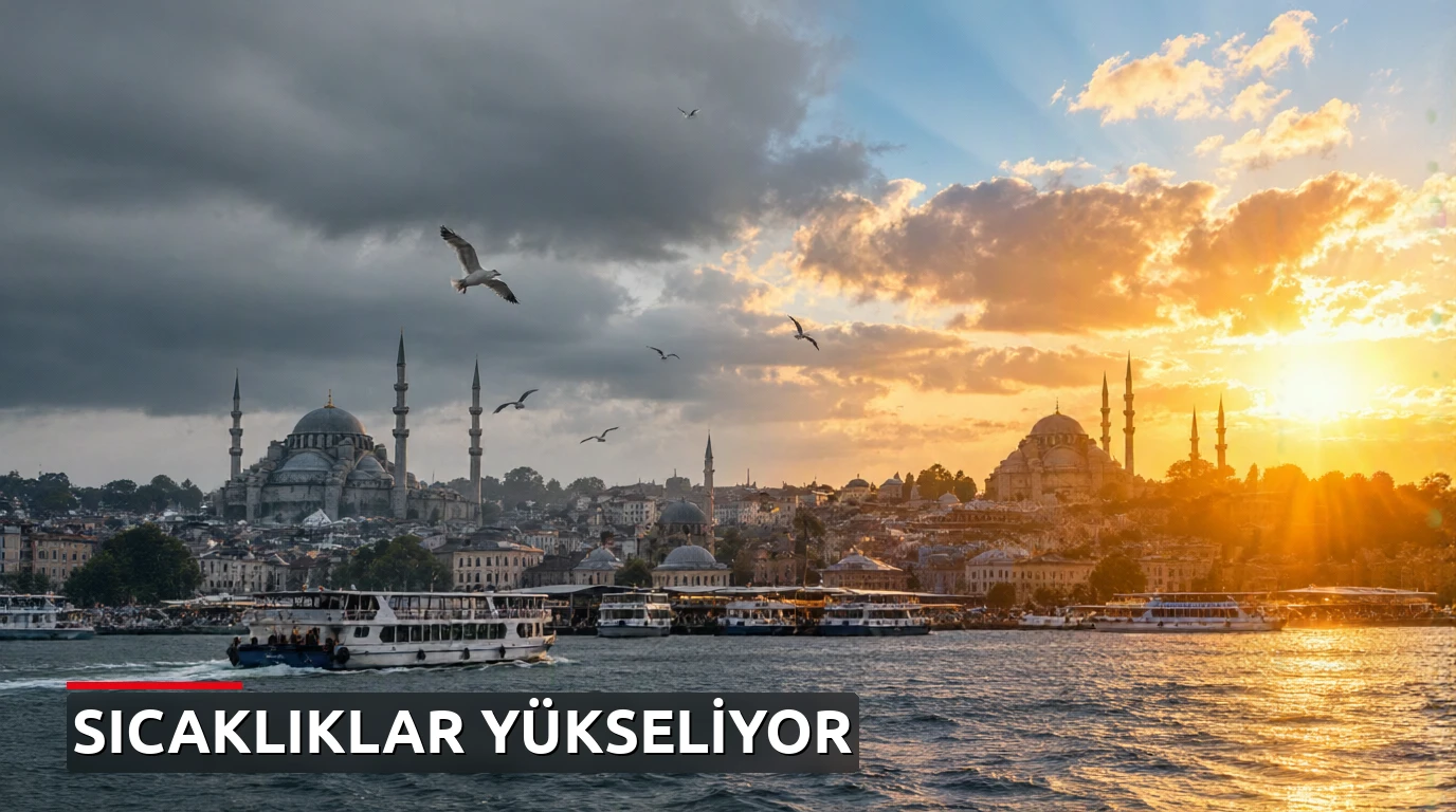 İstanbul'da Hava Durumu Değişiyor: Yağışlar Sona Erecek, Sıcaklıklar Artışa Geçiyor