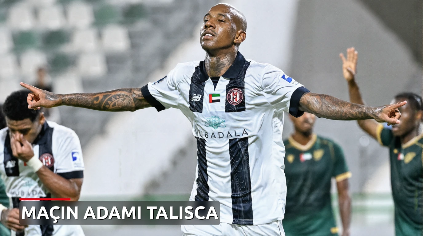 Talisca gollerine devam ediyor: Maçın adamı seçildi