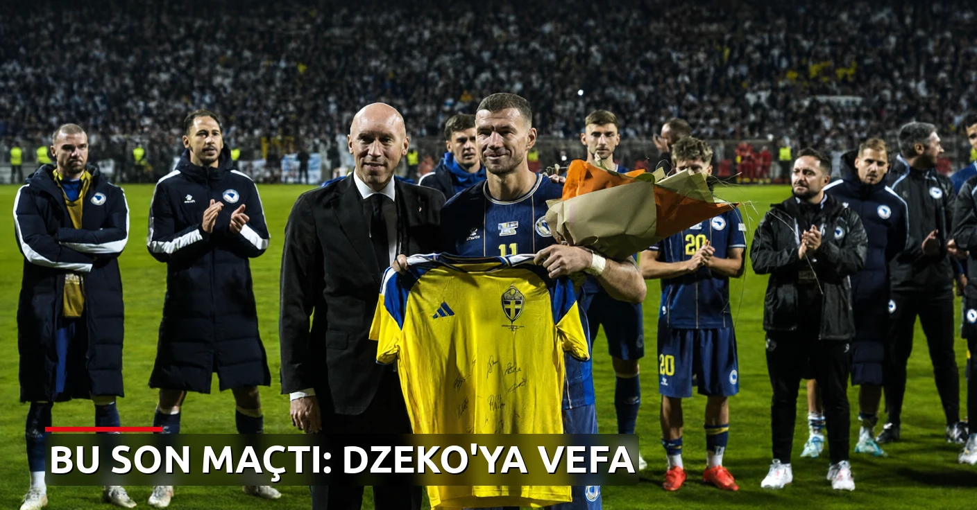 Dzeko'dan duygusal veda! Golü iptal edildi, alkışlarla ayrıldı