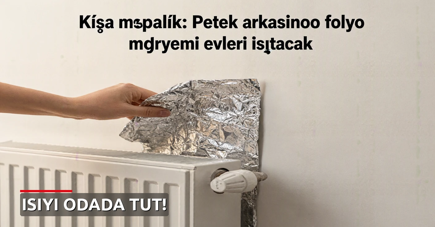 Kışa hazırlık: Petek arkasına folyo yöntemi evleri ısıtacak