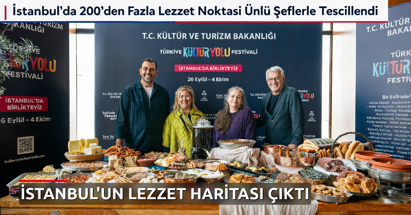İstanbul'da 200'den Fazla Lezzet Noktası Ünlü Şeflerle Tescillendi
