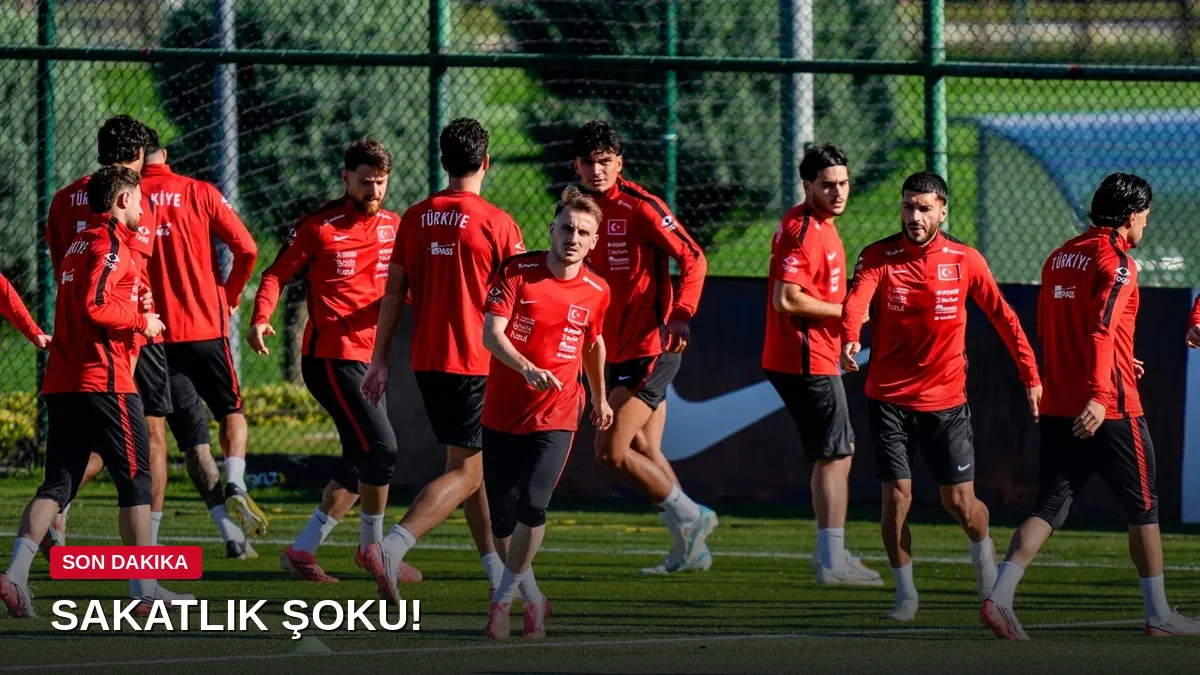 İtalya Maçı Öncesi Milli Takım'a Sakatlık Şoku! Antrenmanı Yarıda Bıraktı