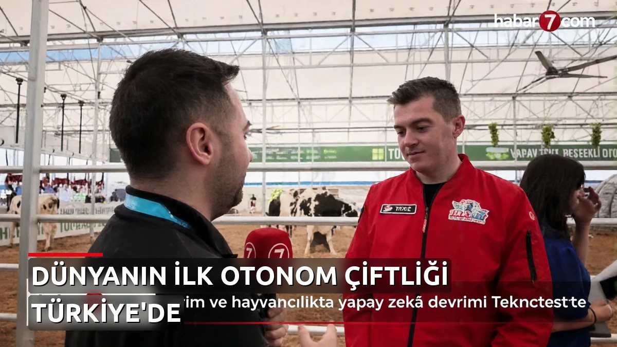 TEKNOFEST'te tarımın geleceği: Dünyanın ilk yapay zeka destekli otonom çiftliği Türkiye'de