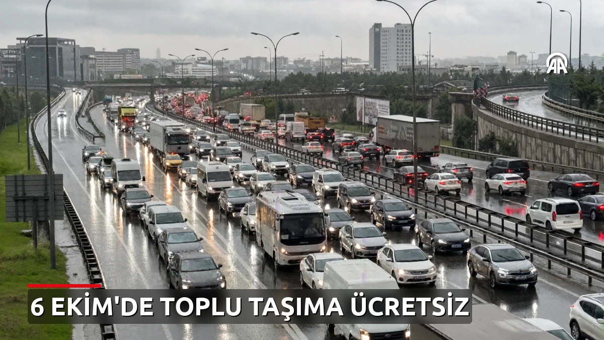 İstanbullulara müjde! 6 Ekim'de toplu taşıma ücretsiz