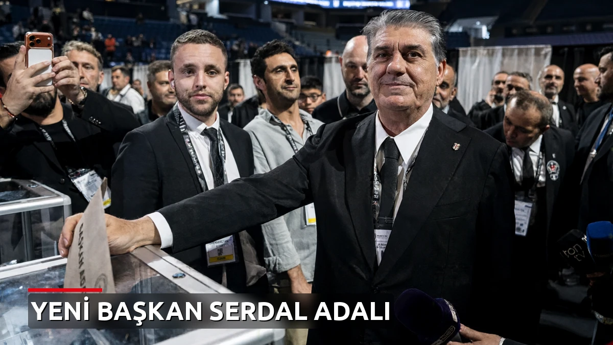 Beşiktaş'ta Serdal Adalı yeniden başkan seçildi! İlk açıklaması gündem oldu