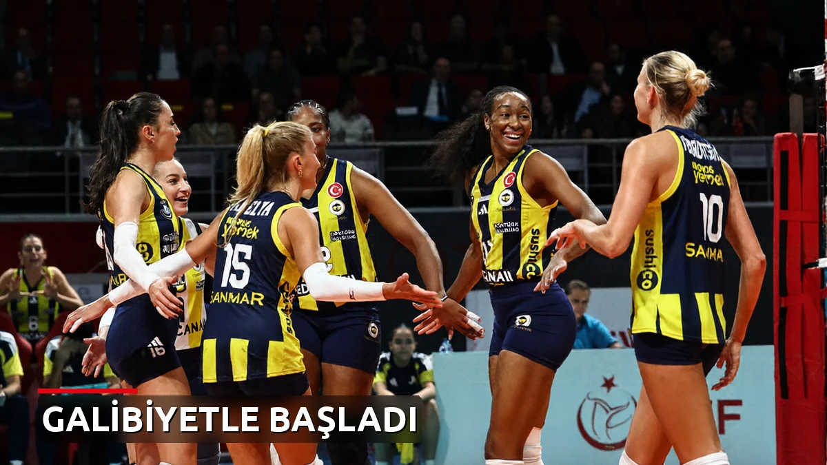 Fenerbahçe Medicana, sezonu galibiyetle açtı: Manisa Büyükşehir Belediyespor'u 3-0 yendi