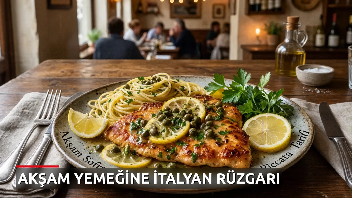 Akşam Sofrasına İtalyan Rüzgarı: Tavuk Piccata Tarifi