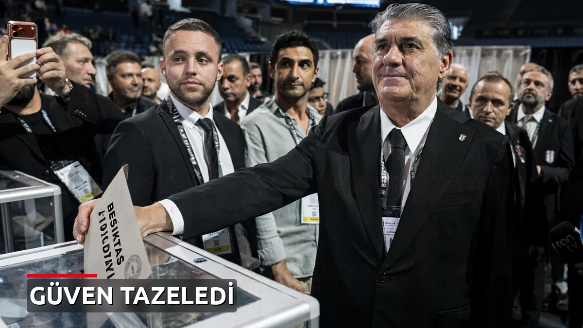 Beşiktaş'ta 3. Serdal Adalı dönemi: Tek adayla güven tazeledi