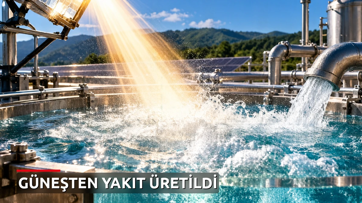 Suyu yakıta çeviren devrim: Güneş ışığıyla temiz hidrojen üretildi