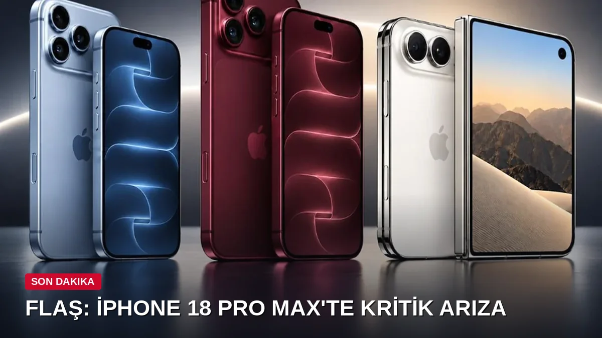 iPhone 18 Pro Max'te Kritik Bağlantı Arızası: Bazı Cihazlar Değişime Gidiyor