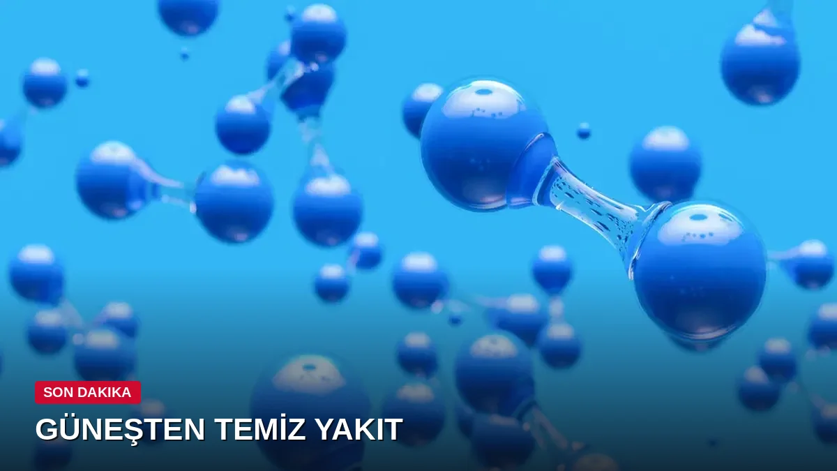 Güneş Işığı ve Sudan Hidrojen Üreten Yeni Kristal Malzeme Geliştirildi