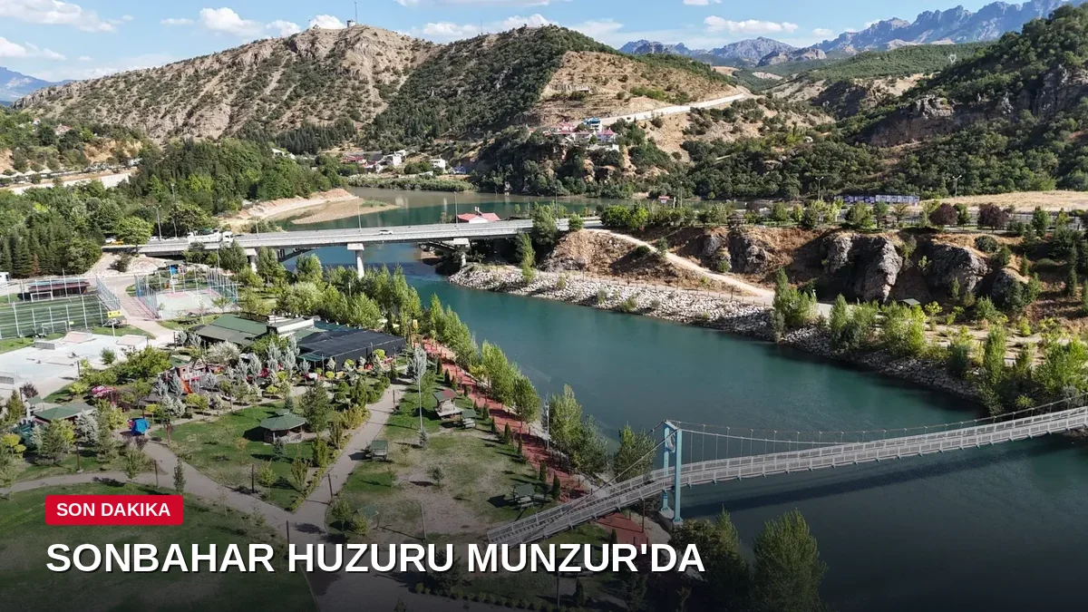 Munzur Vadisi Sonbahar Sakinliğiyle Ziyaretçilerini Büyülüyor
