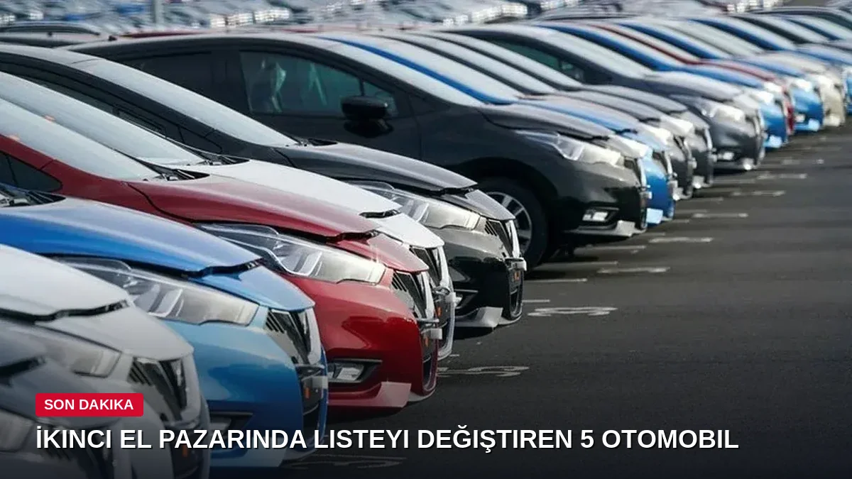 İkinci el pazarında peynir ekmek gibi satılan 5 otomobil!