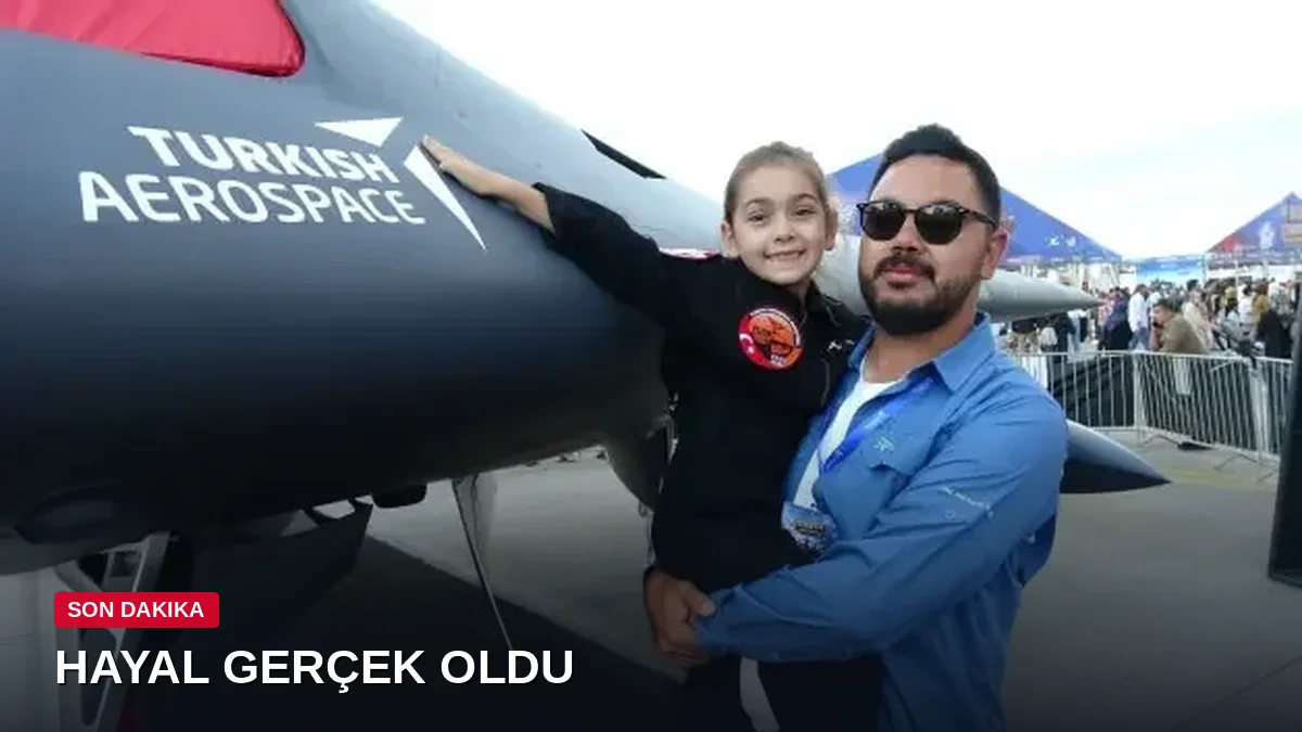 TEKNOFEST'te Hayal Gerçek Oldu: 6 Yaşındaki Meryem F-16 Kokpitinde
