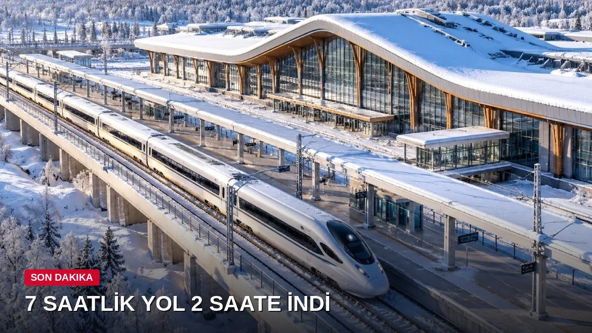 Donmuş toprağın üzerine inşa edildi: 7 saatlik yol artık 2 saat sürecek