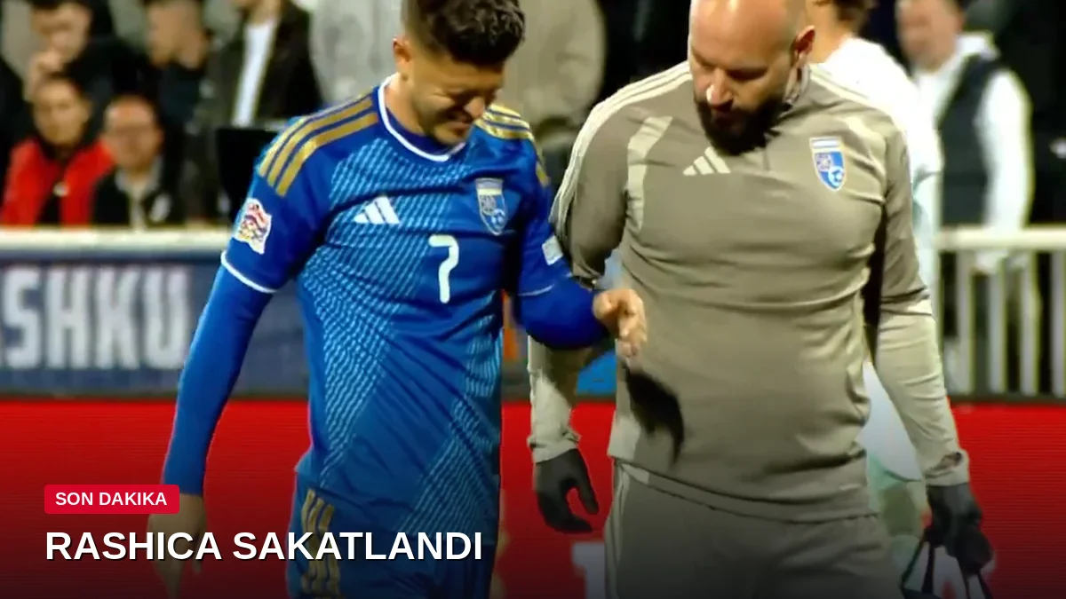 Beşiktaş'a Milli Arada Şok: Rashica Sakatlanıp Maça Devam Edemedi
