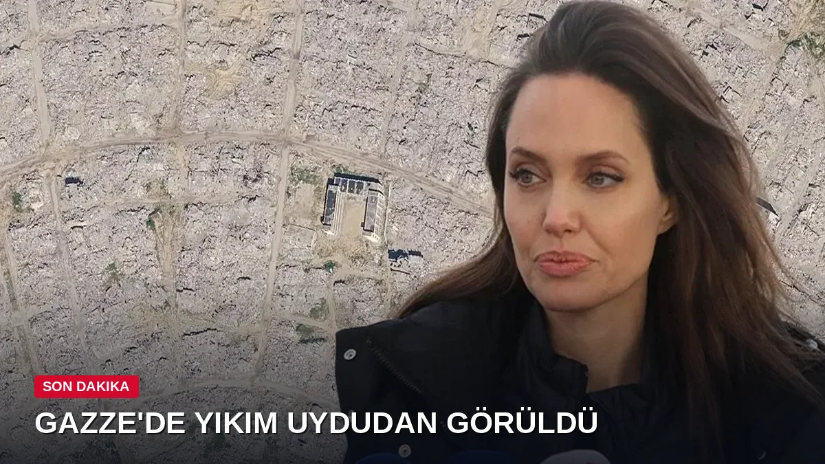 Angelina Jolie'den Gazze'deki yıkıma ilişkin çarpıcı uyarı
