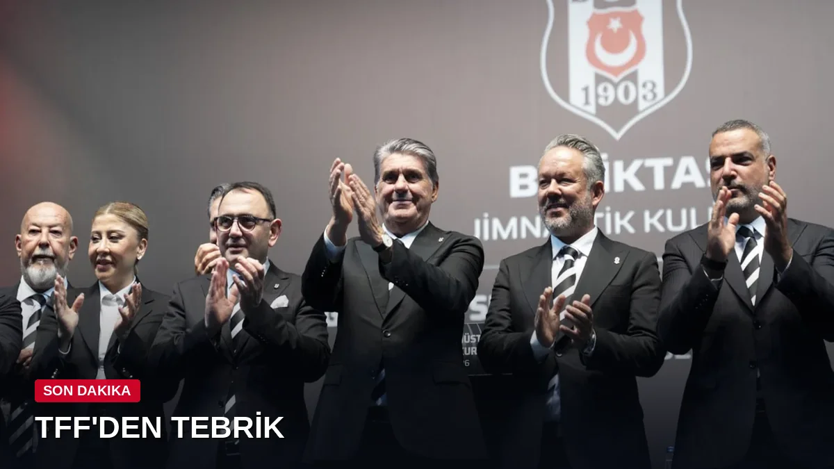 TFF'den Beşiktaş Başkanı Serdal Adalı'ya tebrik